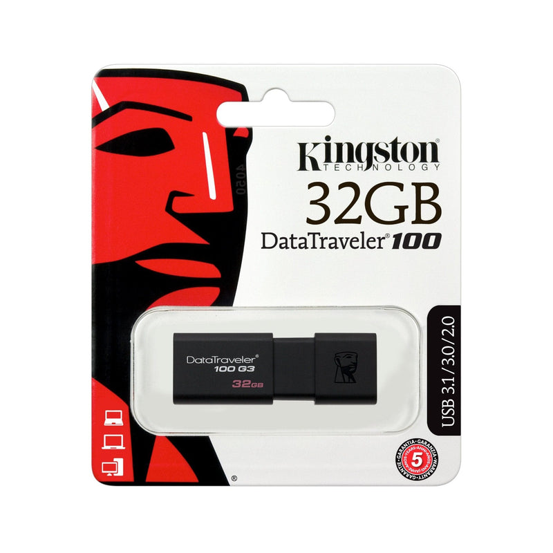 KINGSTON 32GB USB 3.0 DATATRAVELER 100 G3 -Kingston - Computer Accessories. Gadgets Namibia Solutions Online